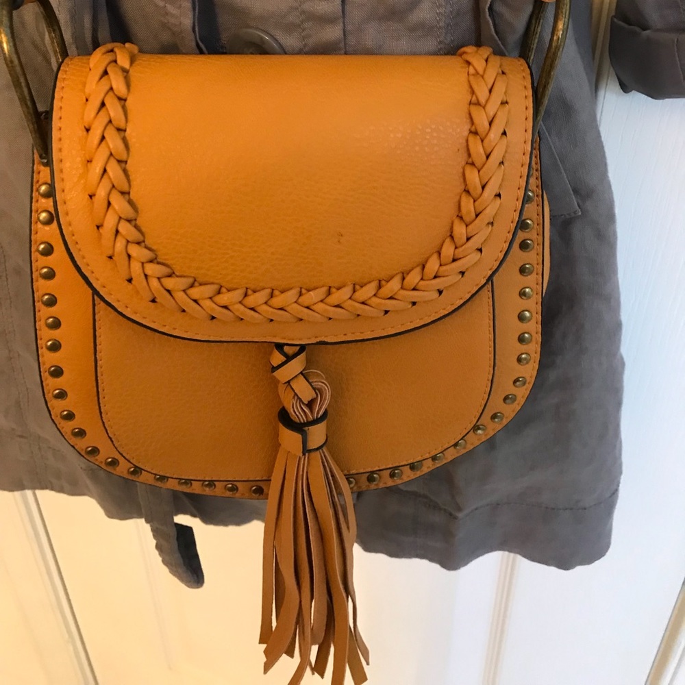 Crossbody vegan leather bag